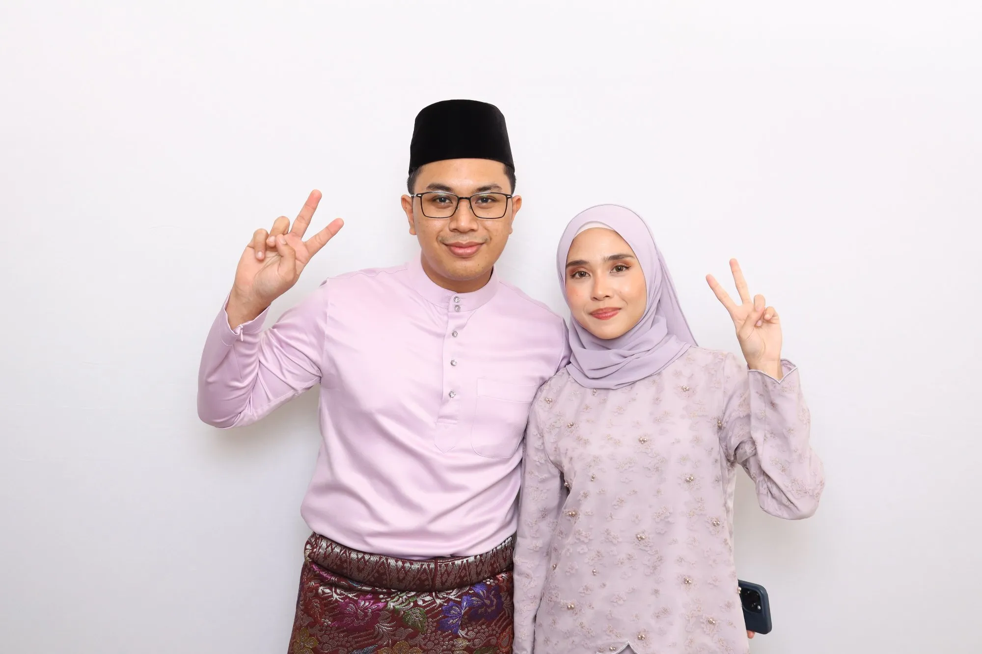 Kenangan photobooth majlis perkahwinan Hazirah & Lemad di Mana-mana Cafe, Kuantan