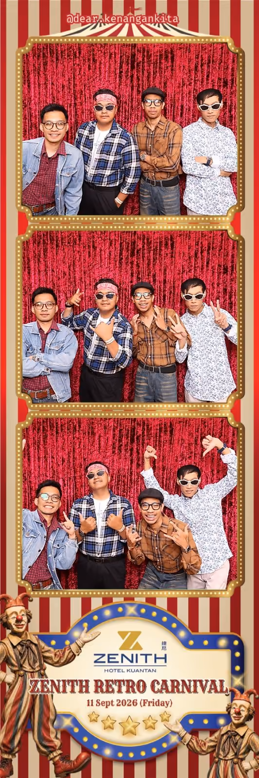 Design photostrip Retro Carnival, Zenith Retro Carnival