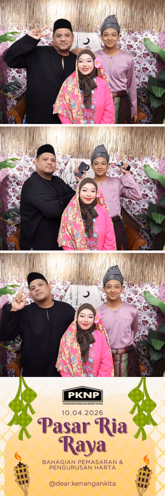 Design photostrip Istimewa Raya, Pasar Ria Raya PKNK