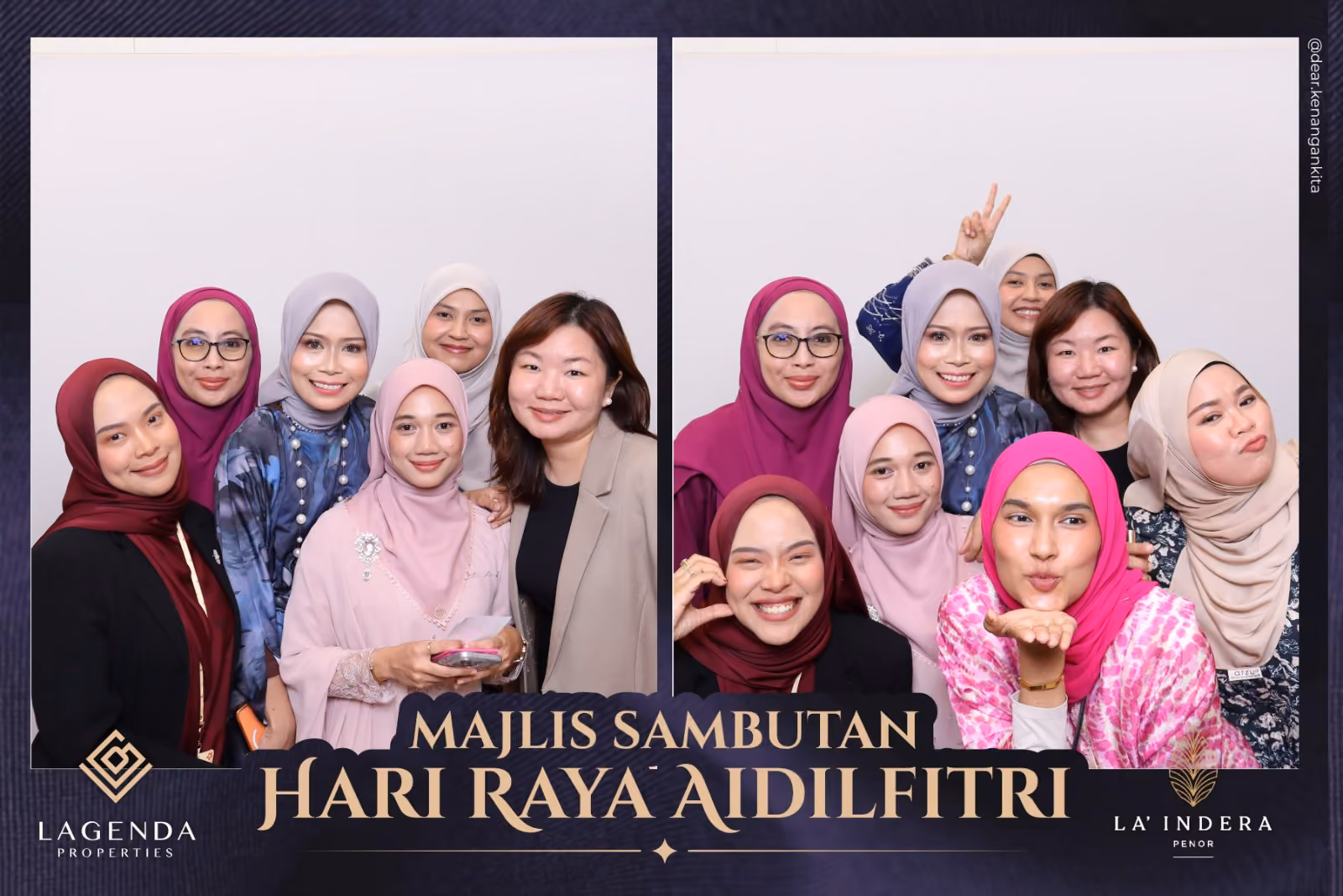 Design photostrip Minimalis, Sambutan Hari Raya bersama Lagenda Properties